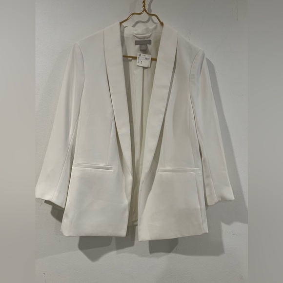 H&M BLAZER FOR WOMEN OFF WHITE  zise M NWT - Picture 6 of 11